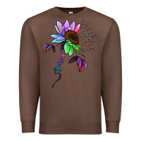 Chestnut Be Kind Autism Semicolon Premium Sweatshirt - Jasminsmagicworld