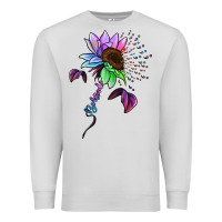 Dove Grey Be Kind Autism Semicolon Premium Sweatshirt - Jasminsmagicworld