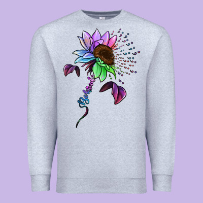 Be Kind Autism Semicolon Premium Sweatshirt Designed By Jasminsmagicworld