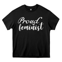 Black Proud feminist Heavy Core Tee - artisFamous