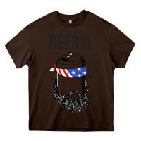 Chocolate Brown beer'd funny Heavy Core Tee - artisFamous