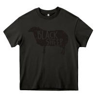 Asphalt black sheep silhouette Heavy Core Tee - artisFamous