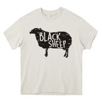 Black Sheep Silhouette Heavy Core Tee | Teevron