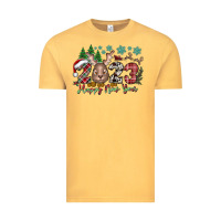 Vintage Mustard 2023 Happy New Year Vintage Tee - CowhideDigitalArt