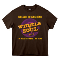 Chocolate Brown tedeschi truck 1 Heavy Core Tee - artisFamous