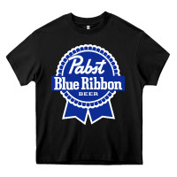 Black pabst blue ribbon Heavy Core Tee - artisFamous