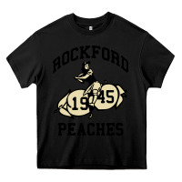 Black rockford peaches Heavy Core Tee - artisFamous