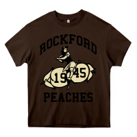 Chocolate Brown rockford peaches Heavy Core Tee - artisFamous