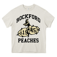 Cream rockford peaches Heavy Core Tee - artisFamous