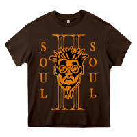 Chocolate Brown soul ii Heavy Core Tee - artisFamous