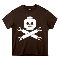 Block Face Pirate Heavy Core Tee | Teevron