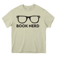 Mossy book nerd Heavy Core Tee - artisFamous