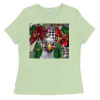 Matcha Chicken Ladies Tee - CowhideDigitalArt