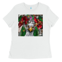 White Chicken Ladies Tee - CowhideDigitalArt