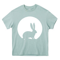 Arona bunny and full moon funny Heavy Core Tee - artisFamous