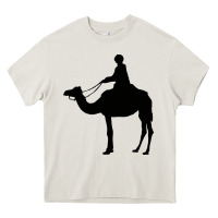 Cream camel rider Heavy Core Tee - artisFamous