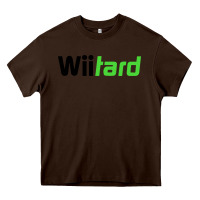 Chocolate Brown wii tard Heavy Core Tee - artisFamous