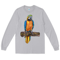 Moon Dust blue throated macaw Long Sleeve Tee - LillyAllenDesigns