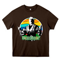 Chocolate Brown woooo ric flair Heavy Core Tee - artisFamous