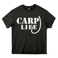 Asphalt carp life funny fish fishing Heavy Core Tee - artisFamous