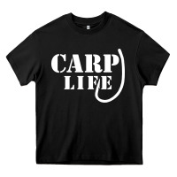 Black carp life funny fish fishing Heavy Core Tee - artisFamous