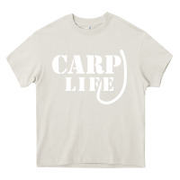 Cream carp life funny fish fishing Heavy Core Tee - artisFamous