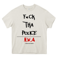Cream fck tha police Heavy Core Tee - artisFamous