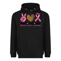 Black peace love cure Heavyweight Hoodie - RanaPortraitStore