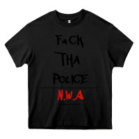 Black fck tha police Heavy Core Tee - artisFamous