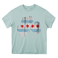 Arona irish chicago flag shamrock Heavy Core Tee - artisFamous