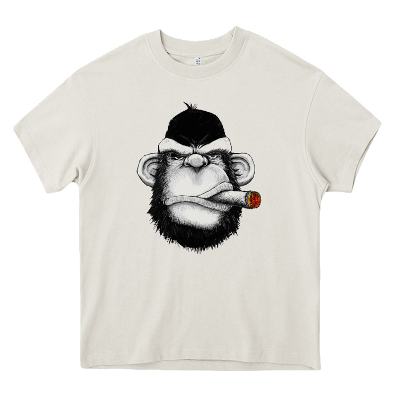 Monkey Smoking Heavy Core Tee by artisFamous | Teevron
