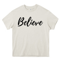 Cream believe Heavy Core Tee - artisFamous