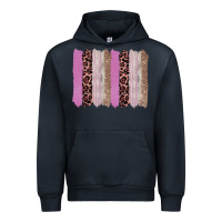 Navy pink glitter leopard brushstroke background Urban Hoodie - RanaPortraitStore