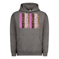 Pigment Tornado pink glitter leopard brushstroke background Urban Hoodie - RanaPortraitStore