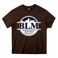 Chocolate Brown buschs light matters Heavy Core Tee - artisFamous