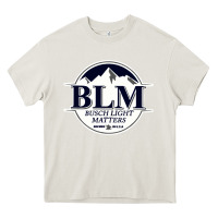 Cream buschs light matters Heavy Core Tee - artisFamous
