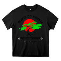Black MIYAGY DO KARATE Heavy Core Tee - artisFamous