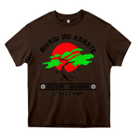 Chocolate Brown MIYAGY DO KARATE Heavy Core Tee - artisFamous