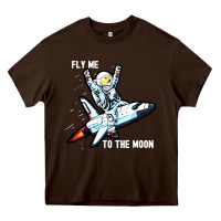 Chocolate Brown dogecoin hodl to the moon Heavy Core Tee - artisFamous