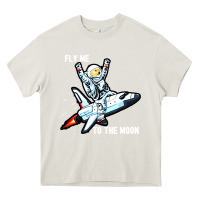 Cream dogecoin hodl to the moon Heavy Core Tee - artisFamous