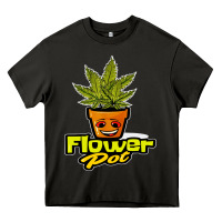 Asphalt flower pot funny weed Heavy Core Tee - artisFamous