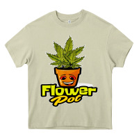 Flower Pot Funny Weed Heavy Core Tee | Teevron