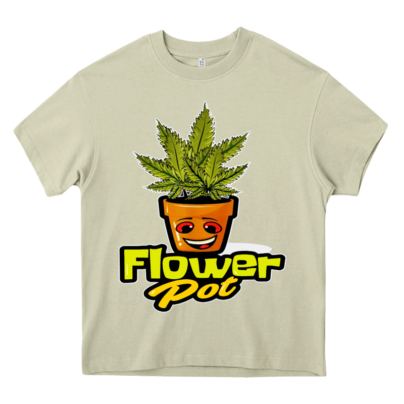Flower Pot Funny Weed Heavy Core Tee by artisFamous | Teevron