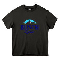 Asphalt Vintage Busch Light Busch Latte Heavy Core Tee - artisFamous