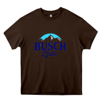 Chocolate Brown Vintage Busch Light Busch Latte Heavy Core Tee - artisFamous