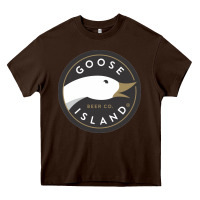 Chocolate Brown Goose Island  Beer Heavy Core Tee - artisFamous