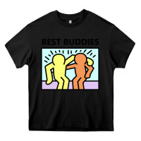 Black best buddies Heavy Core Tee - artisFamous