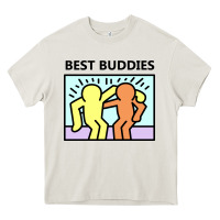Cream best buddies Heavy Core Tee - artisFamous