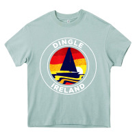 Arona dingle ireland vintage sailboat 70s retro sunset Heavy Core Tee - artisFamous