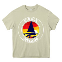 Mossy dingle ireland vintage sailboat 70s retro sunset Heavy Core Tee - artisFamous